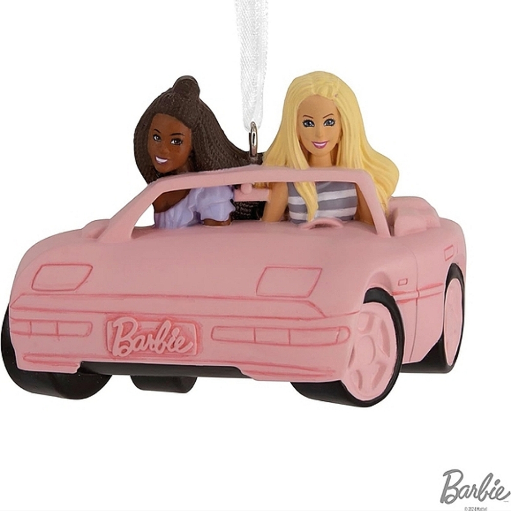 Barbie Black Barbie For President and Stereotypical Barbie Pink Car Chri…